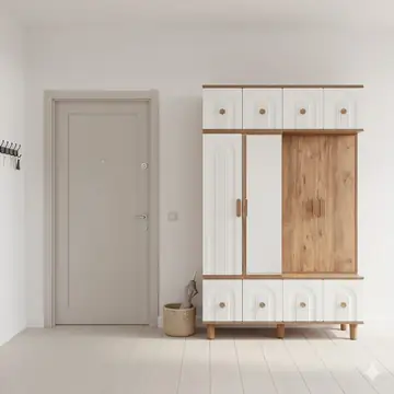 Mebran Kapaklı Portmanto
