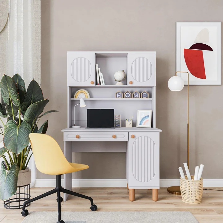 Oval Kapaklı Çalışma Masası