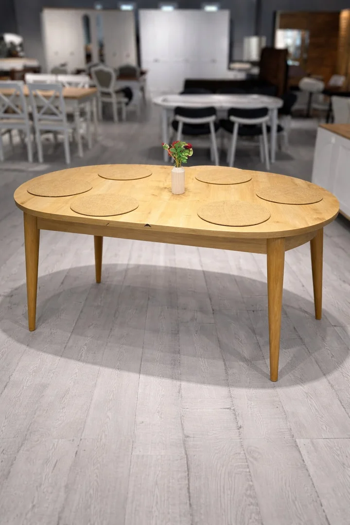 Oval Masa ve 6 Sandalye Takımı — görsel 6